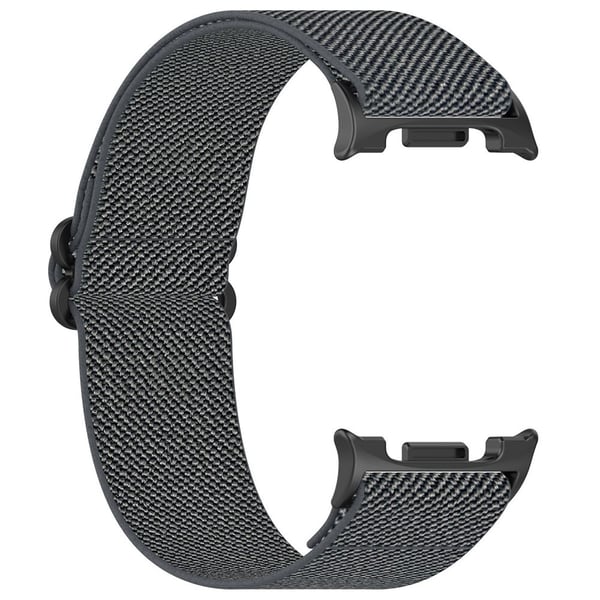 Galaxy Watch 8 46/44/40 mm Armband Justerbart Nylon Grå