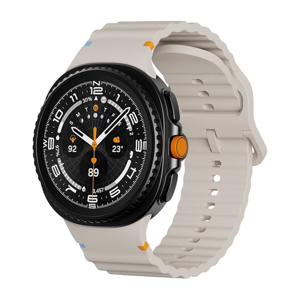 KALEBOL Galaxy Watch 8 46/44/40 mm Armband Wave Beige