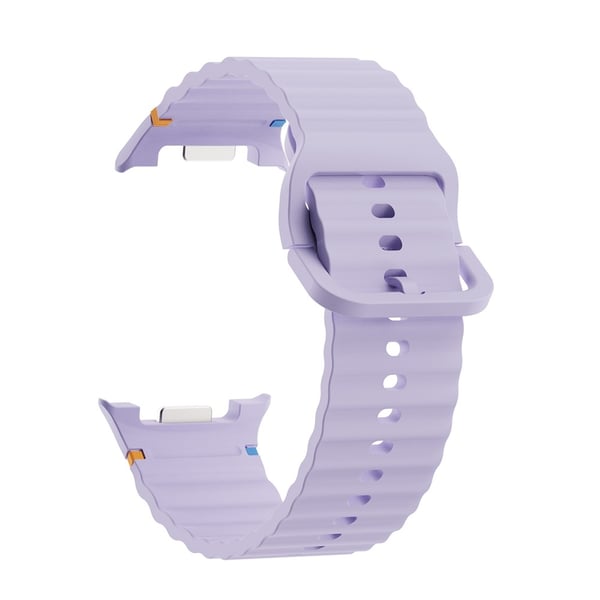 KALEBOL Galaxy Watch 8 46/44/40 mm Armband Wave Lila