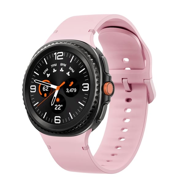 KALEBOL Galaxy Watch 8 46/44/40 mm Armband Silikon Rosa