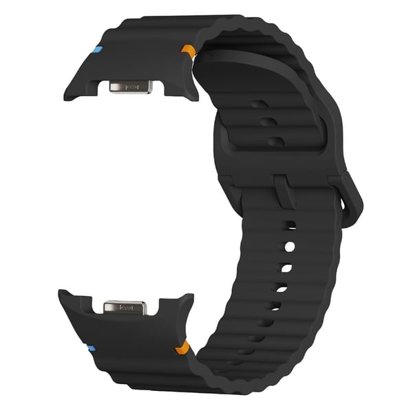 KALEBOL Galaxy Watch 8 46/44/40 mm Armband Wave Svart