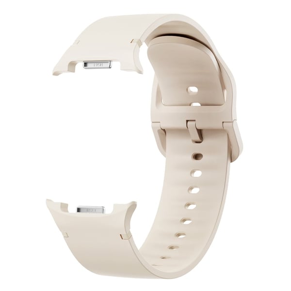KALEBOL Galaxy Watch 8 46/44/40 mm Armband Silikon Beige