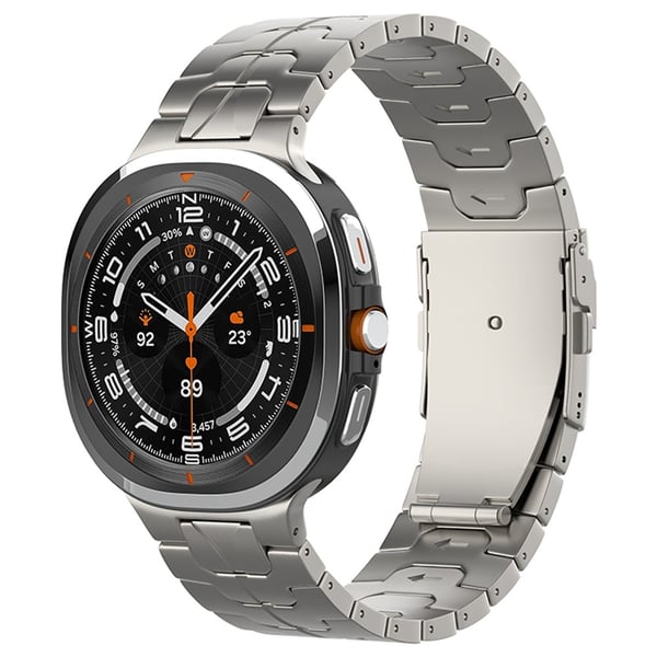 Samsung Galaxy Watch 8 46/44/40 mm Armband Metall Titanium