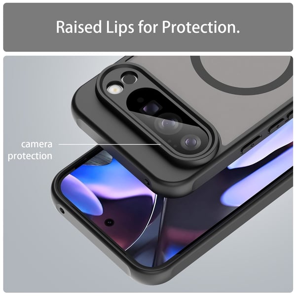 Google Pixel 10 Pro XL Skal MagSafe Hybrid Svart
