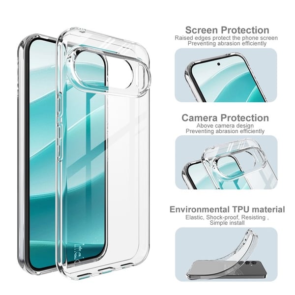 IMAK Google Pixel 10 Pro XL Skal Soft TPU Transparent