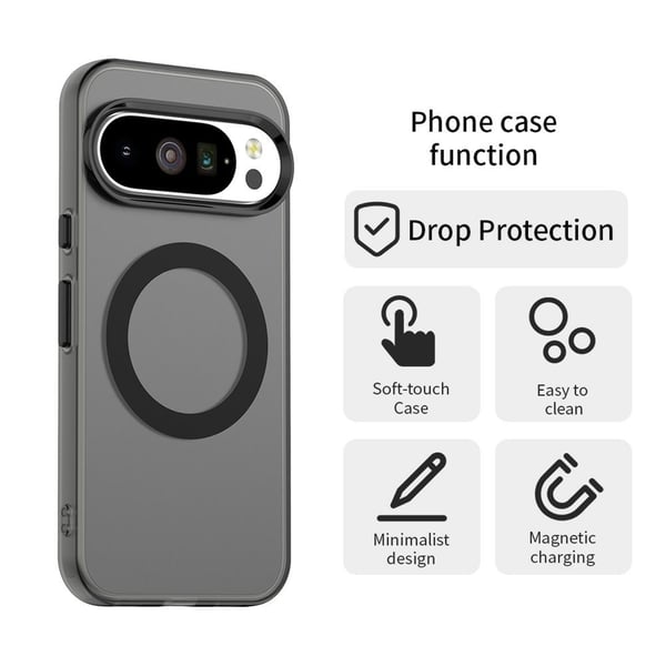 Google Pixel 10 Pro XL Skal MagSafe Hybrid Svart