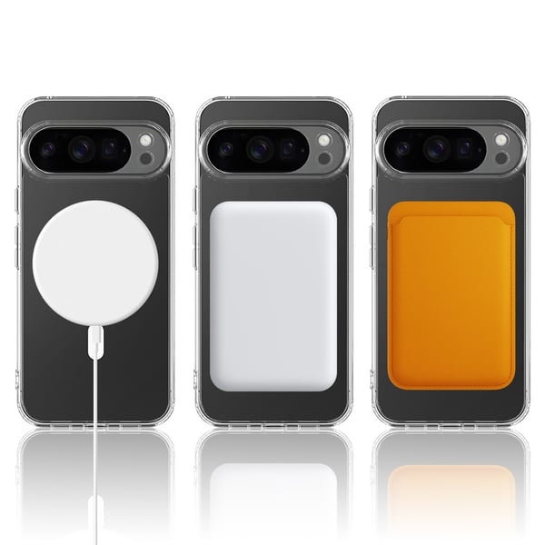 Google Pixel 10 Pro XL Skal MagSafe Hybrid Transparent