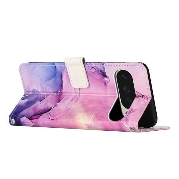Google Pixel 10 Pro XL / 9 Pro XL Fodral Marmor Lila