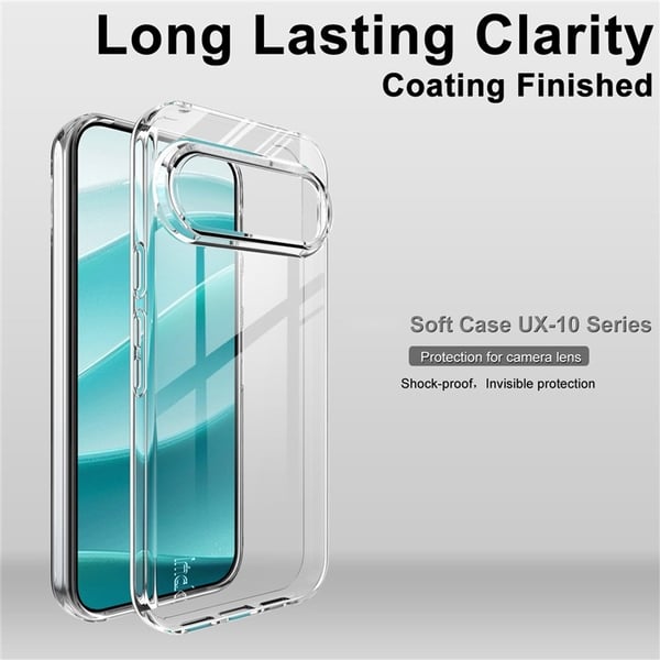 IMAK Google Pixel 10 / 10 Pro Skal Soft TPU Transparent