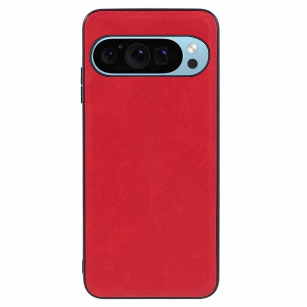Google Pixel 10 / 10 Pro Skal Retro Läder Röd