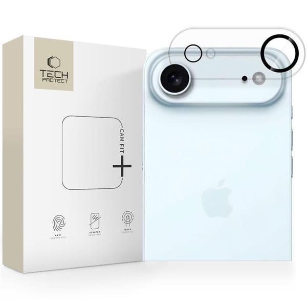 Tech-Protect iPhone Air Linsskydd CamFit+ Transparent