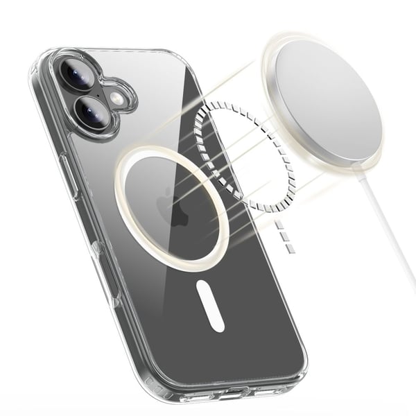 Tech-Protect iPhone 17 Skal MagSafe FlexAir Hybrid Transparent
