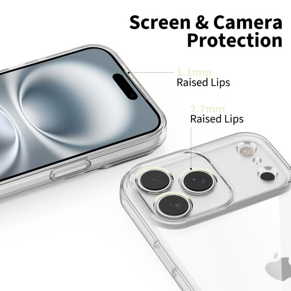 Tech-Protect iPhone 17 Pro Max Skal FlexAir Transparent