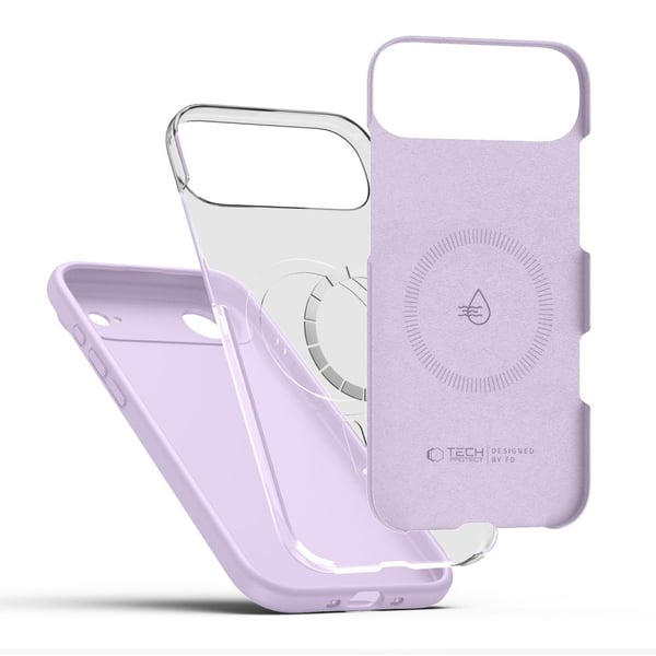 Tech-Protect iPhone Air Skal MagSafe Silicone Mauve