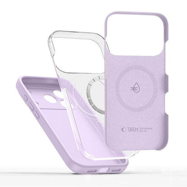 Tech-Protect iPhone 17 Pro Skal MagSafe Silicone Mauve