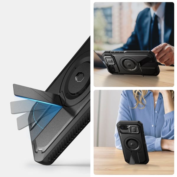 Tech-Protect iPhone 16e Skal MagSafe Kevlar Svart
