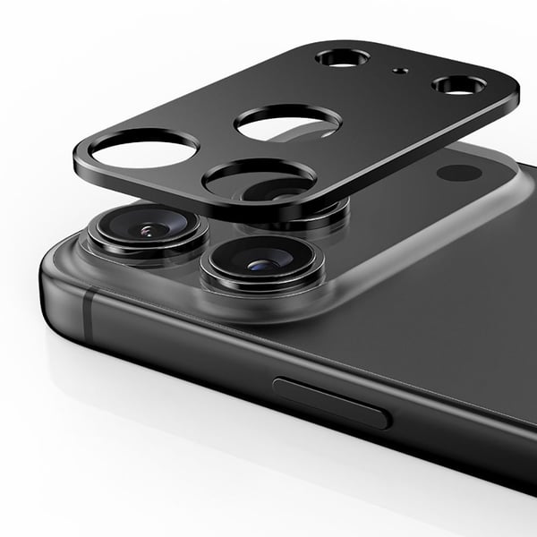Tech-Protect iPhone 17 Pro Max Linsskydd CamAlloy Fit+ Svart