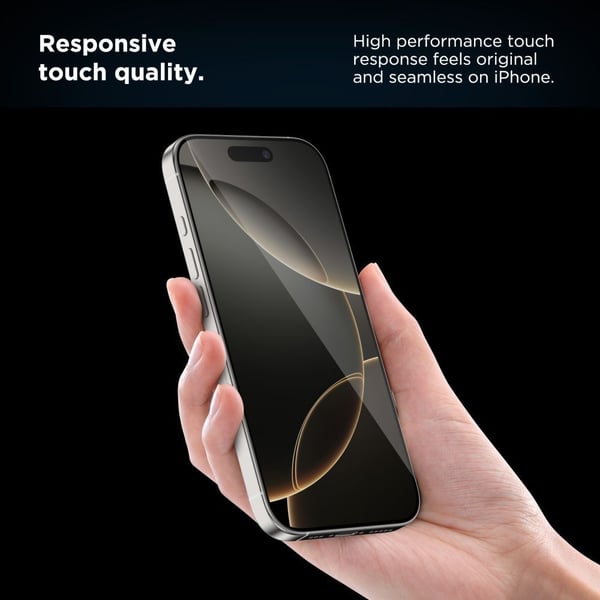 Tech-Protect iPhone 15 Pro 2-PACK Skärmskydd Quick Set+ Svart