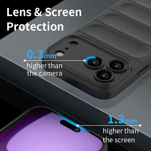 iPhone 17 Pro Skal Magic Shield Mörk Blå