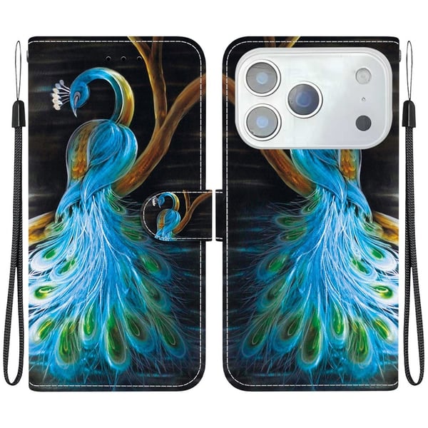 iPhone 17 Pro Fodral Med Tryck Peacock