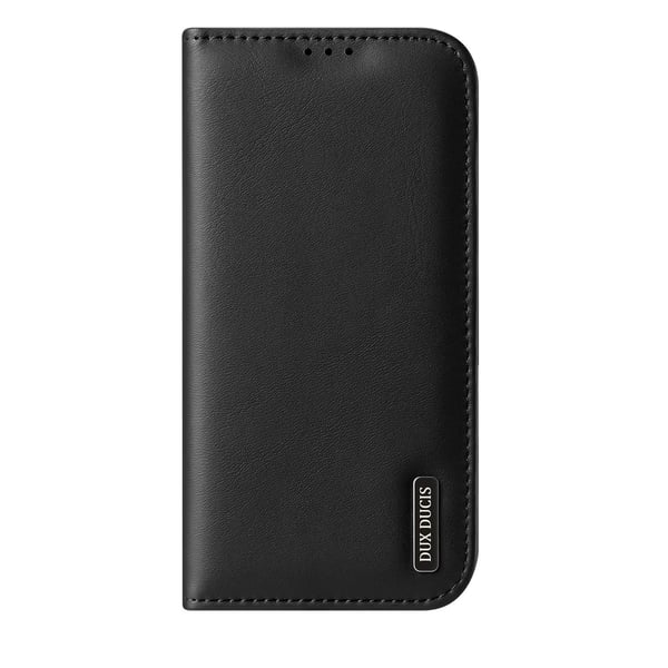 DUX DUCIS iPhone 17 Pro Max Fodral HIVO Äkta Läder Svart
