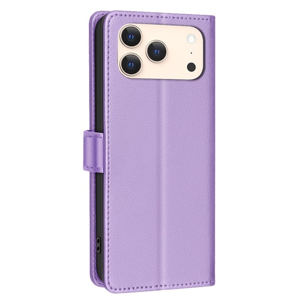 BINFEN iPhone 17 Pro Max Fodral RFID Läder Lila