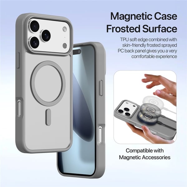 DUX DUCIS iPhone 17 Pro Max 2in1 Magnet Fodral Lawa Series Grå