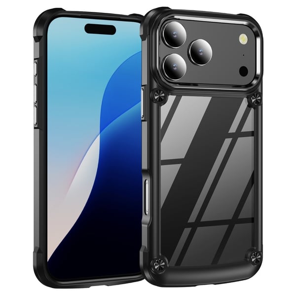 iPhone 17 Pro Max Skal Xtreme Shockproof Hybrid Svart iPhone 17 Pro Max Skal Xtreme Shockproof Hybrid Svart