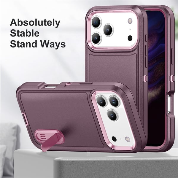 iPhone 17 Pro Max Skal Extreme Shockproof Hybrid Lila