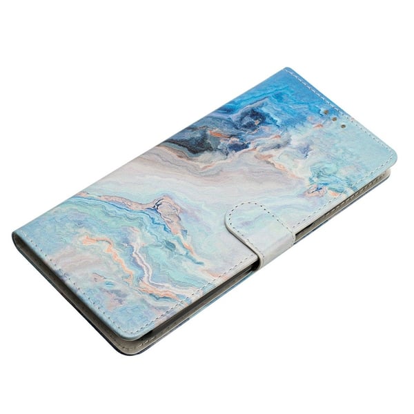 iPhone 17 Pro Max Fodral Med Tryck Blå Marmor
