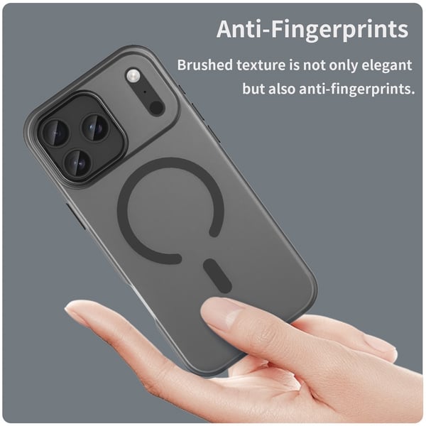 iPhone 17 Pro Max Skal MagSafe Hybrid Svart