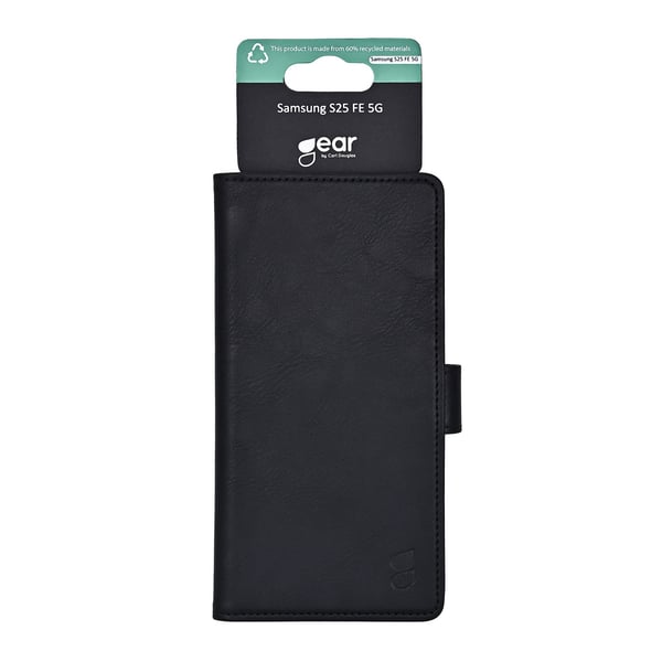 Gear Samsung Galaxy S25 FE 5G Fodral Läder Svart