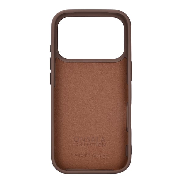 Onsala iPhone 17 Pro Mobilskal Med Silikonkänsla Chocolate