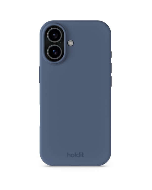 holdit iPhone 17 Mobilskal Silikon Pacific Blue