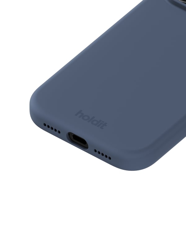 holdit iPhone 17 Pro Max Mobilskal Silikon Pacific Blue