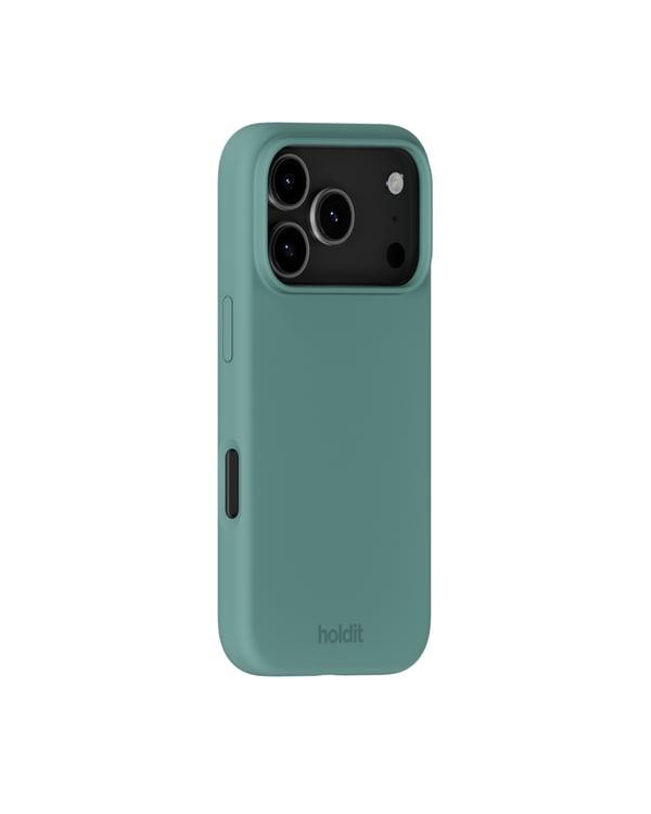 holdit iPhone 17 Pro Mobilskal Silikon Moss Green