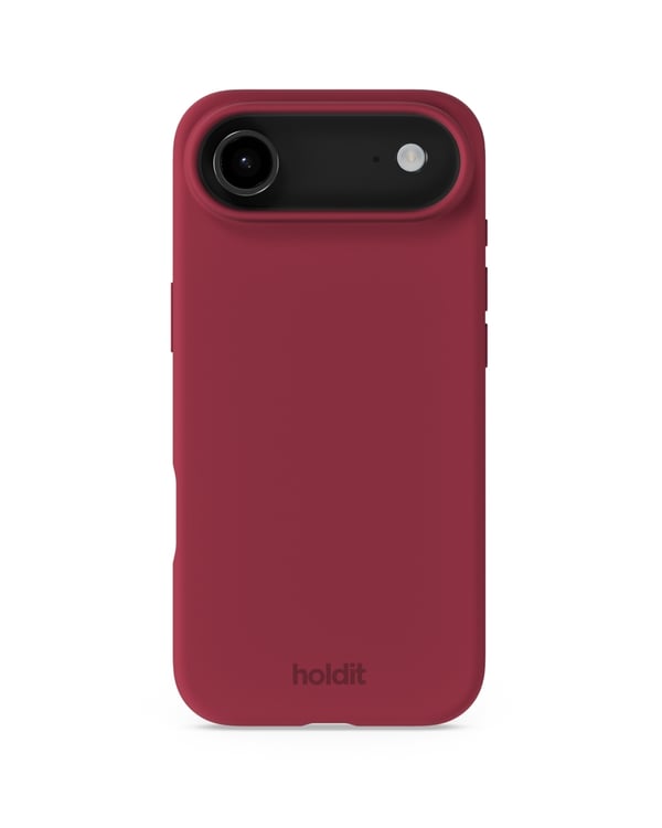 holdit iPhone Air Mobilskal Silikon Red Velvet