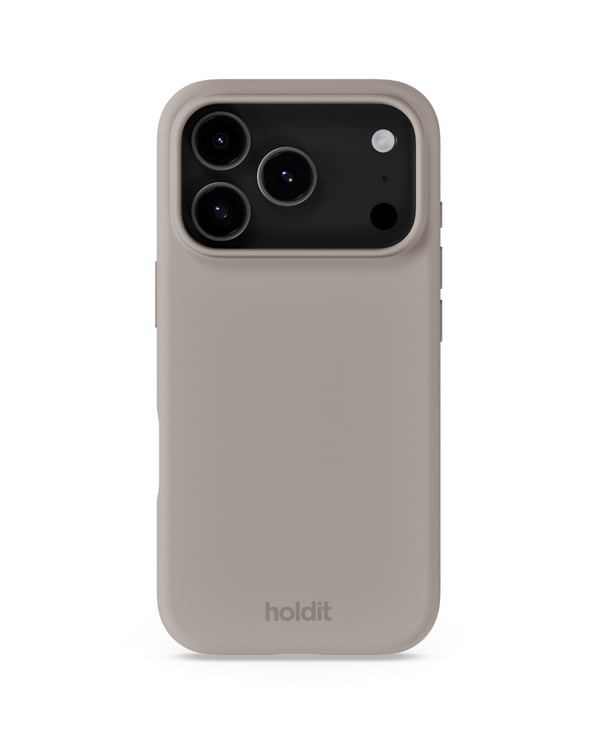 holdit iPhone 17 Pro Mobilskal Silikon Taupe