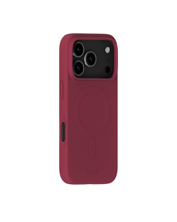 holdit iPhone 17 Pro Max Mobilskal Soft MagSafe Red Velvet