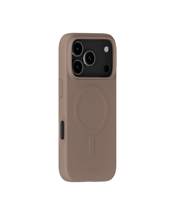holdit iPhone 17 Pro Mobilskal Soft MagSafe Mocha Brown