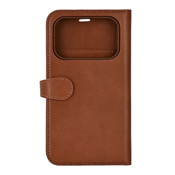 Buffalo iPhone 17 Pro Fodral MagSafe 2in1 Äkta Läder Brun