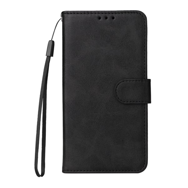 Samsung Galaxy S25 FE Plånboksfodral Läder Svart