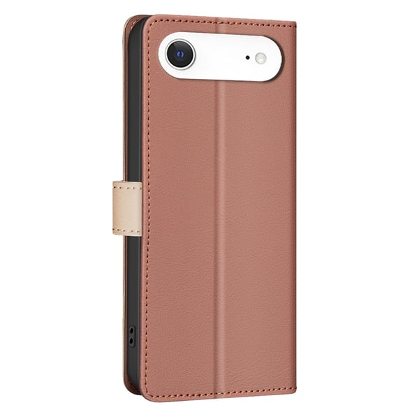 BINFEN iPhone Air Fodral RFID Splicing Color Brun