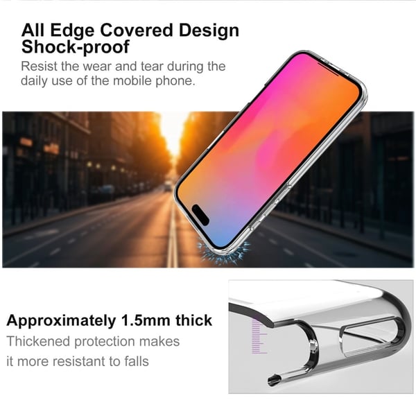 IMAK iPhone Air Skal TPU Transparent