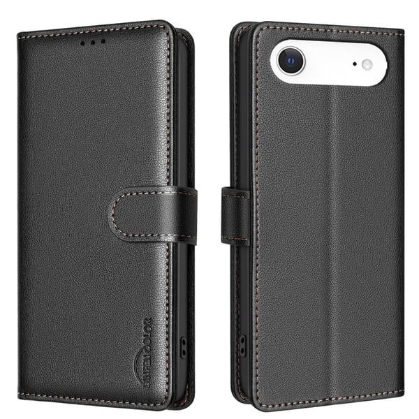 BINFEN iPhone Air Fodral RFID Läder Svart