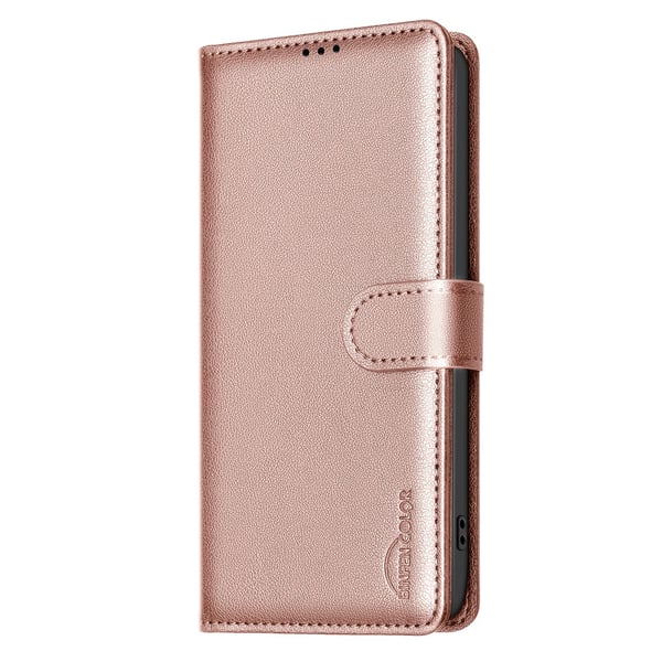 BINFEN iPhone Air Fodral RFID Läder Roséguld