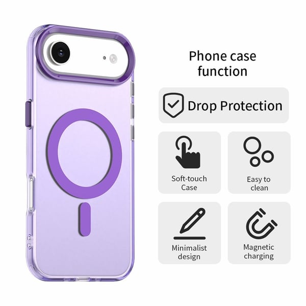 iPhone Air Skal Magsafe Hybrid Lila