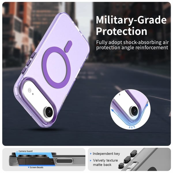 iPhone Air Skal Magsafe Hybrid Lila