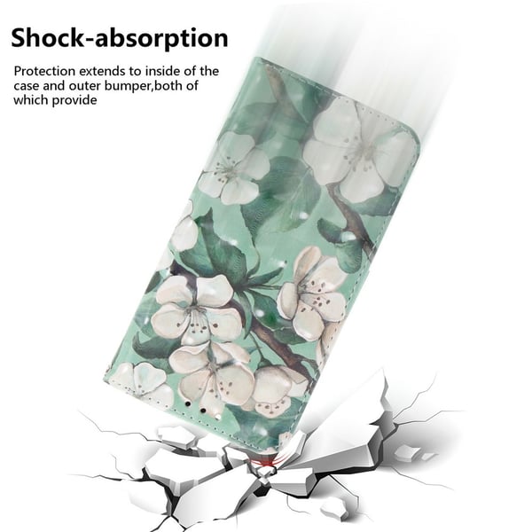 iPhone Air Fodral Med Tryck Vita Blommor