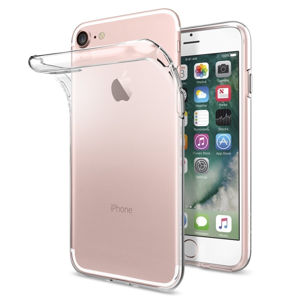 Genomskinligt TPU-skal till iPhone 6/6S